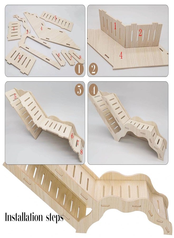 DINTSTYLE Hamster Tunnel Hamster Hideout Climbing Hamster Ladder,Burying in Hamster for Bedding,for Dwarf Gerbils and Mouse Mice Rat Other Small Animals Etc (Labyrinth Tunnel A-Large) - Image 3